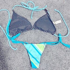 Bikini top and bottom set